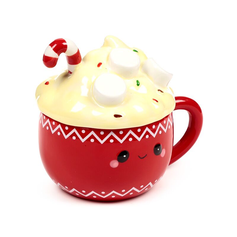 Mug avec Couvercle - Noel Chocolat Chaud