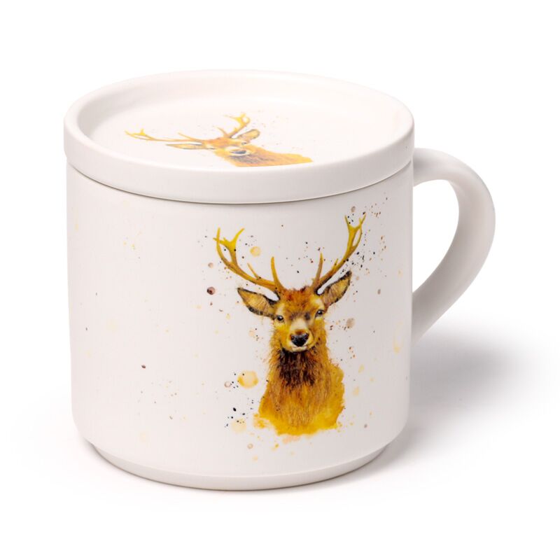 Mug & Dessous de Tasse - Cerf