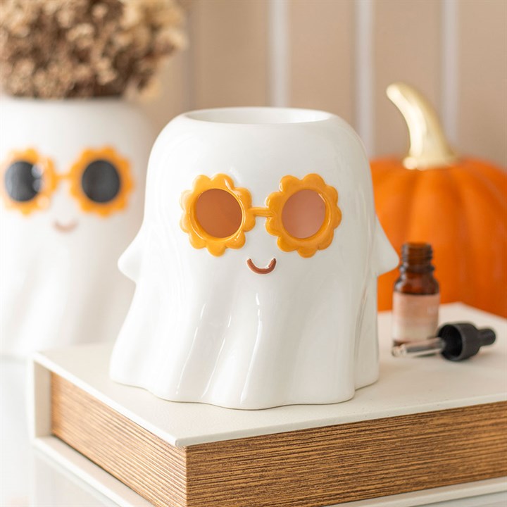 Brûleur à huile ou fondant fantôme Groovy