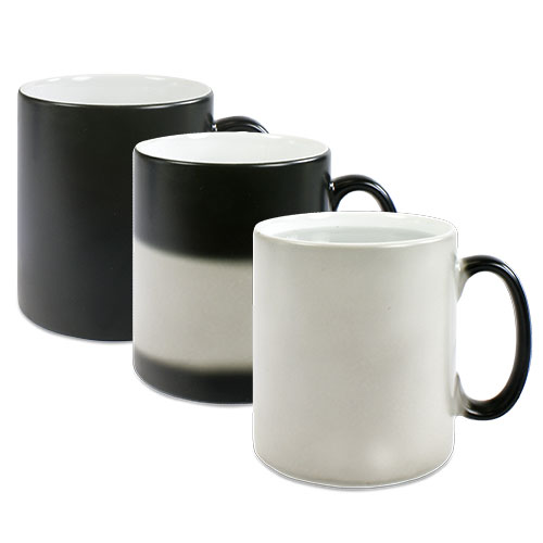 Mug noir changement de couleur