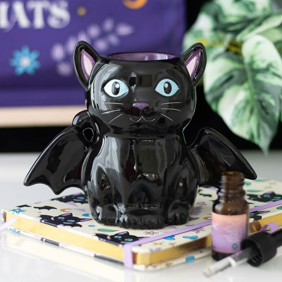 Brûleur à huile ou fondant chauve-souris