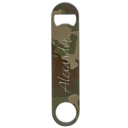 Ouvre-bouteille en inox personnalisable