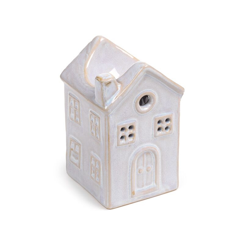 Brûleur à huile ou fondant maison Eden — Blanc