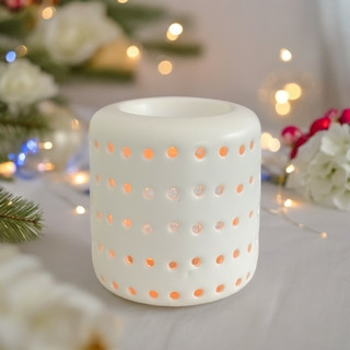 Brûleur à huile ou fondant coliséo — Blanc