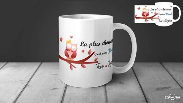 Mugs Maman- Papa (Gp-Gm) — Mug chouette