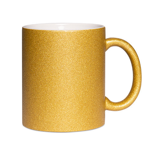 Mug coloré pailletté — Or