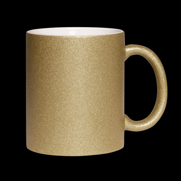 Mug coloré pailletté — Gold