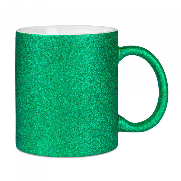 Mug coloré pailletté — Vert