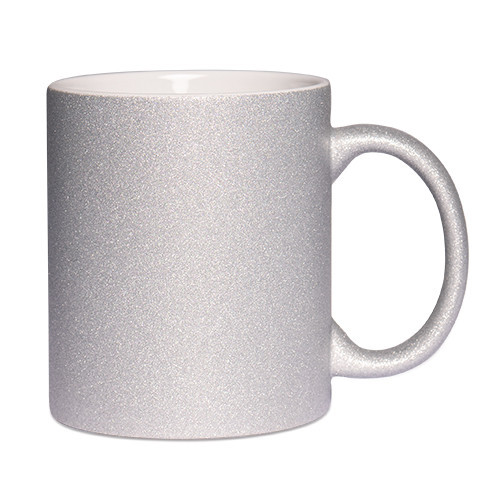 Mug coloré pailletté — Silver