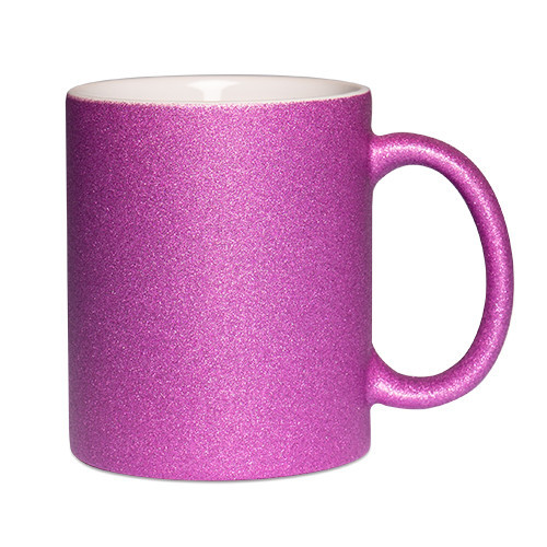 Mug coloré pailletté — Rose