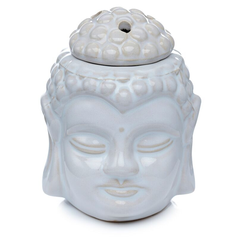 Copie de Brûleur à huile ou fondant Thai Buddha — Blanc
